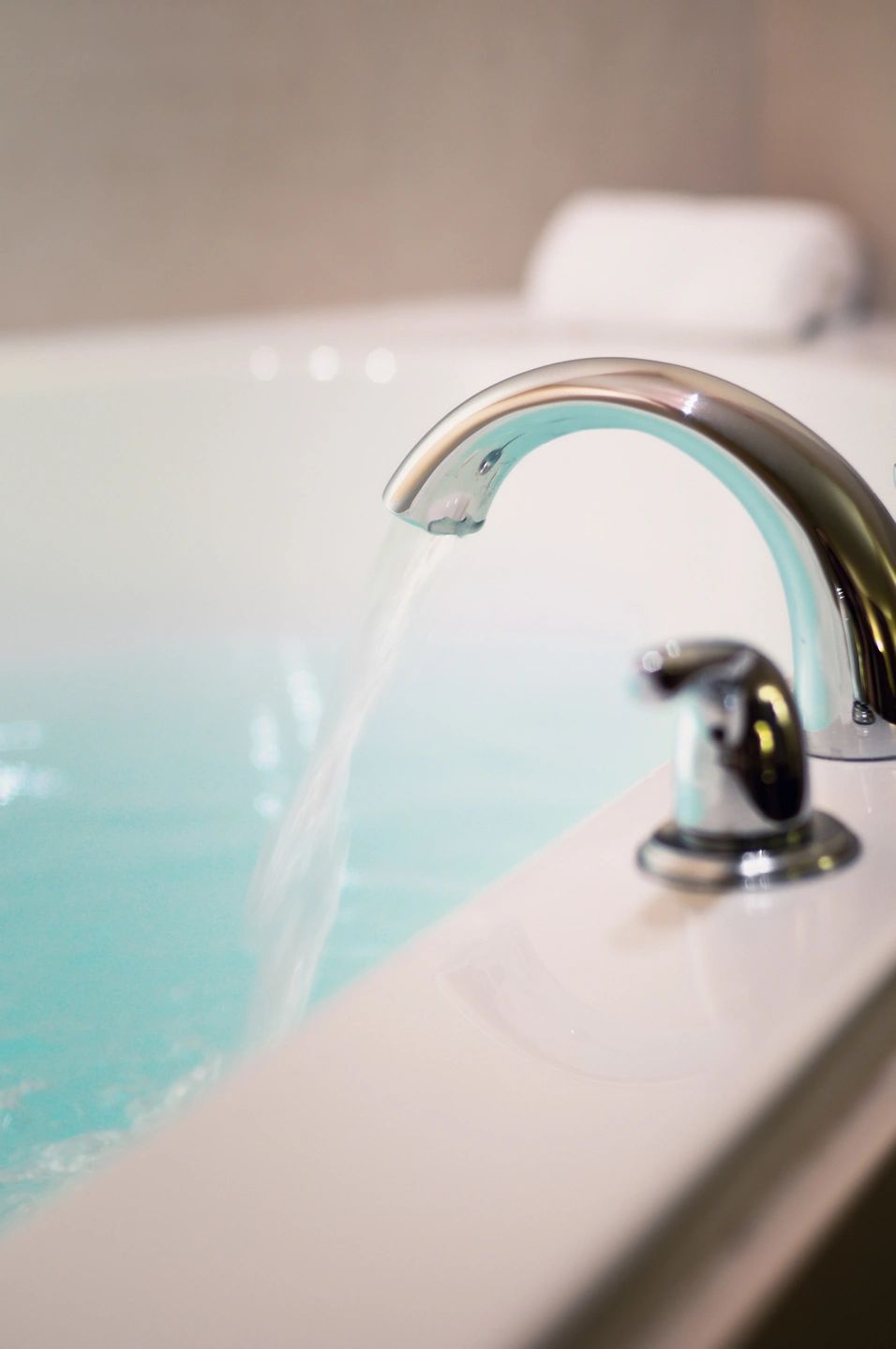 Faucet and running water